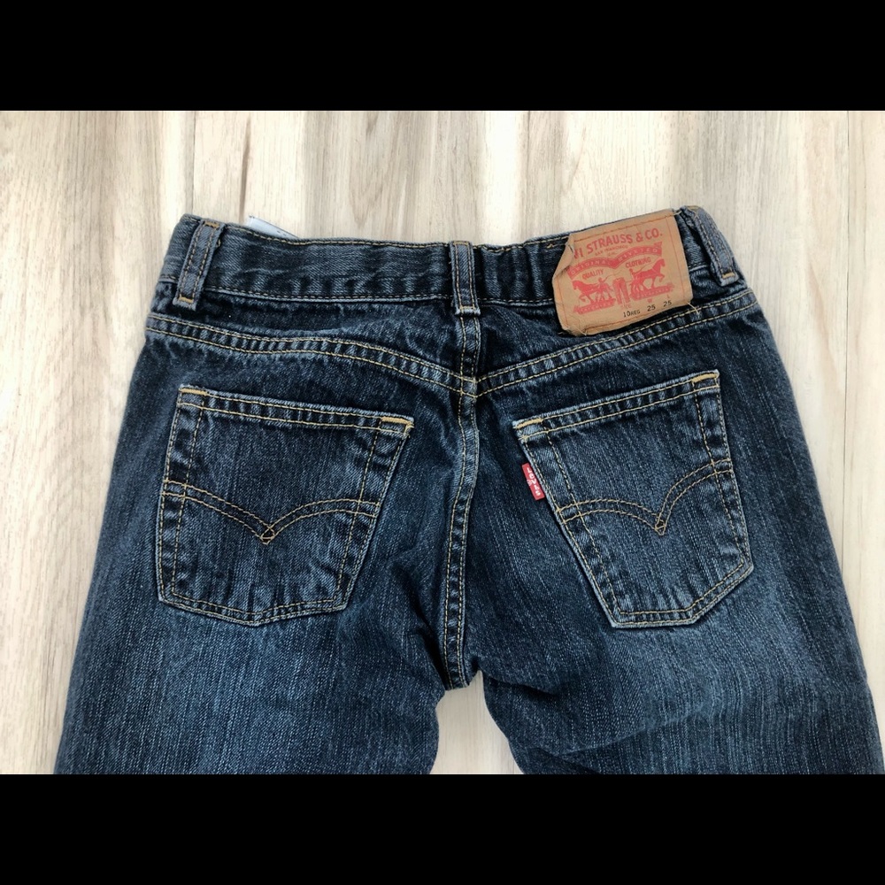 Children’s Levi’s 505 Regular Size 10 Denim Blue Jeans
